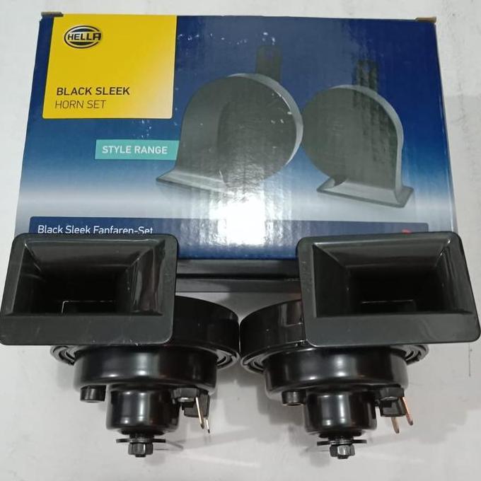 Klakson / Horn Hella Premium Keong Hitam 24V / 24 V Original Hella