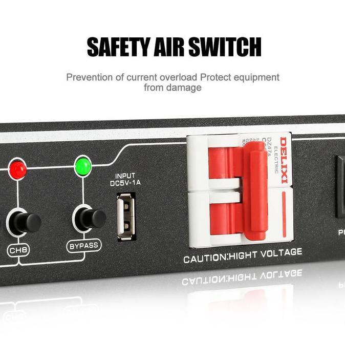 New Baxs Manajer Listrik Sr-328S 40 Amp Power Controller 8-Channel Audio Time System Power Is Applic