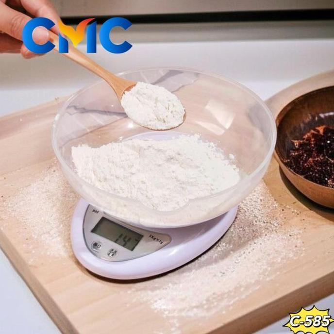 Altwood- Cmc[C-585]Timbangan Dapur Digital Mangkok / Timbangan Kue 5Kg Kitchenware