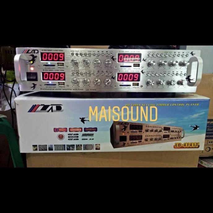AMPLIFIER WALET LAD LD4141T LD-4141T LD 4141 T 8 Channel Ampli walet
