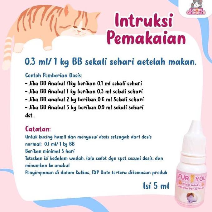 Cod,Bisa- Furyou Obat Pup Berdarah Dan Berlendir Anabul Obat Infeksi Pencernaan  Pup Berdarah Kucing