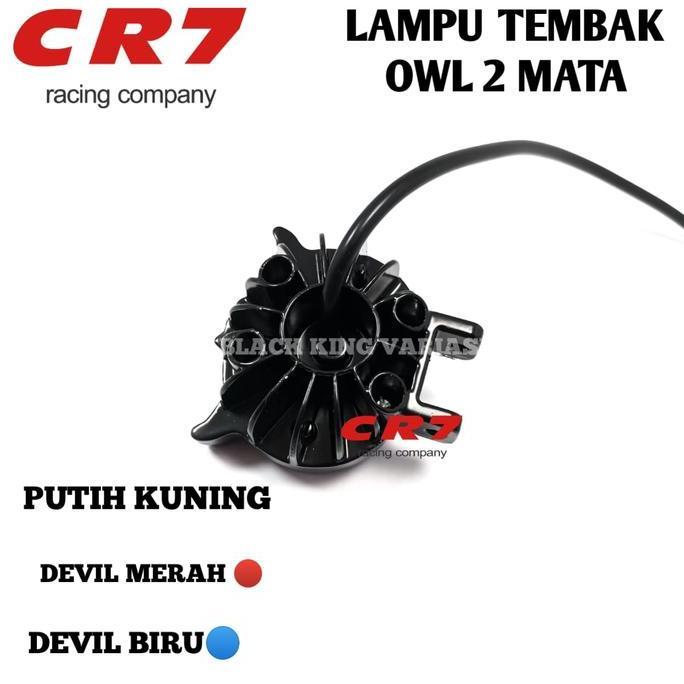 Whystudio- Lampu Tembak Owl 2 Mata Lampu Tembak Laser Led D2 Owl 2 Warna Waterproof Lampu Burung Han