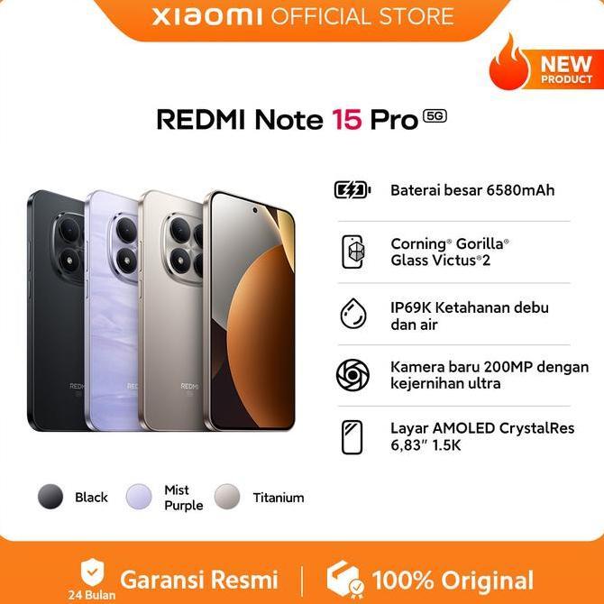 Ernatopsekret - Xiaomi Redmi Note 15 Pro 5G (8/256GB) (12/512GB) [Xiaomi Official Store]