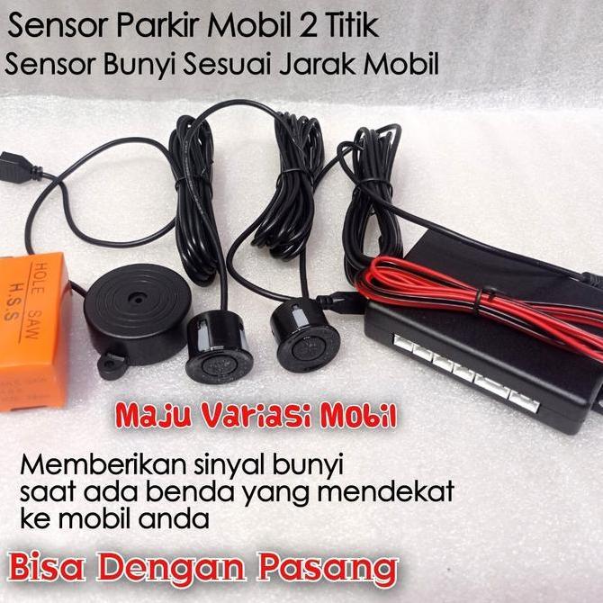 Sensor Parkir Mobil 2 Titik Bunyi Beep/Sensor Mundur Mobil/Parkir Sensor Mobil Universal