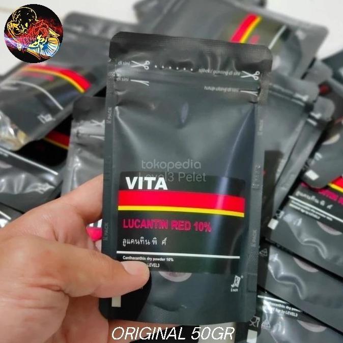 Vita Lucantin Red 50gr Carophyll Canthaxanthin Merah Original 100% Ori