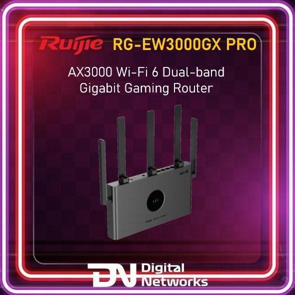 RG EW3000GX PRO Ruijie EW3000GX PRO AX3000 WiFi6 Dualband Gigabit Gaming Router Ruijie RG EW3000GX P