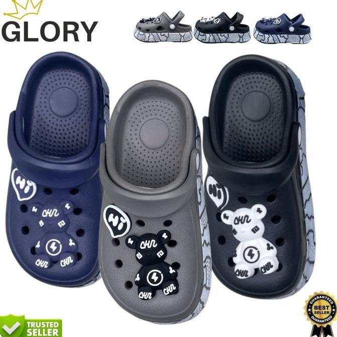 HARGA SAHABAT - Sandal Baim Sandal Bapau Anak Anak Impor Karakter Keren Sandal Bakpao Size 24-35 Bah