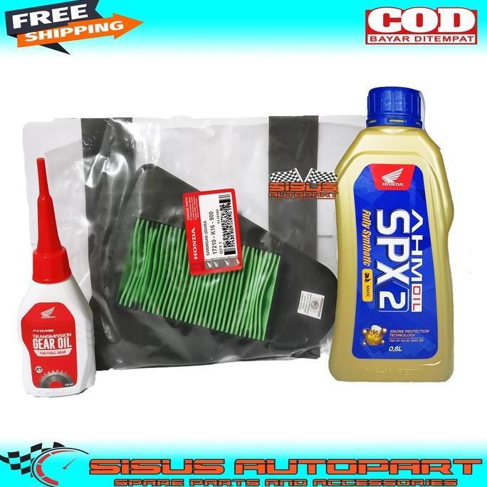 Paket Filter Udara Beat Fi Dan Oli Spx 2 Plus Oli Gardan Ahm / Filter Udara Beat Fi Plus Oli Spx2 Ol