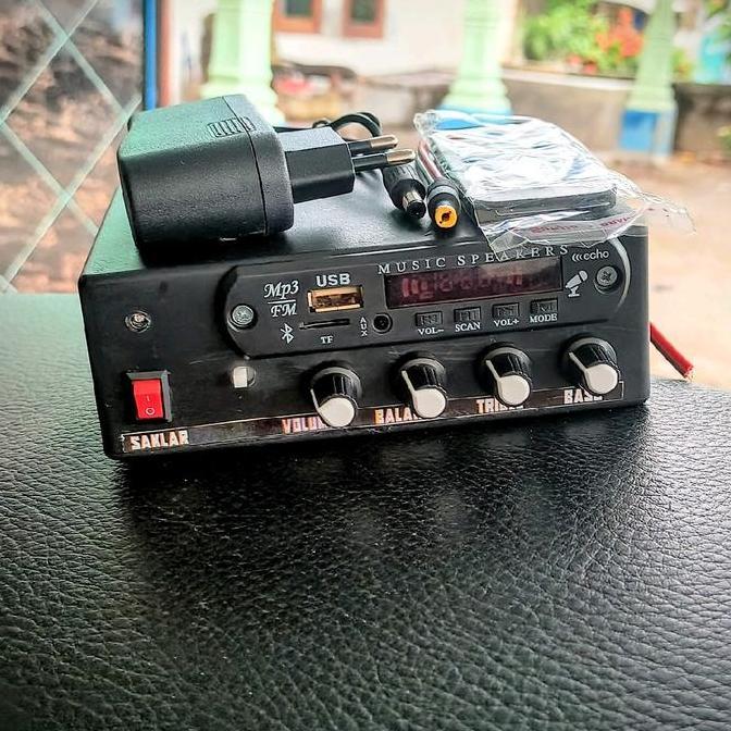 Power Amplifier DC 12 Volt , Amplifier Mini, Power Amplifier mini Stereo 130 Watt dengan Bass Mantap