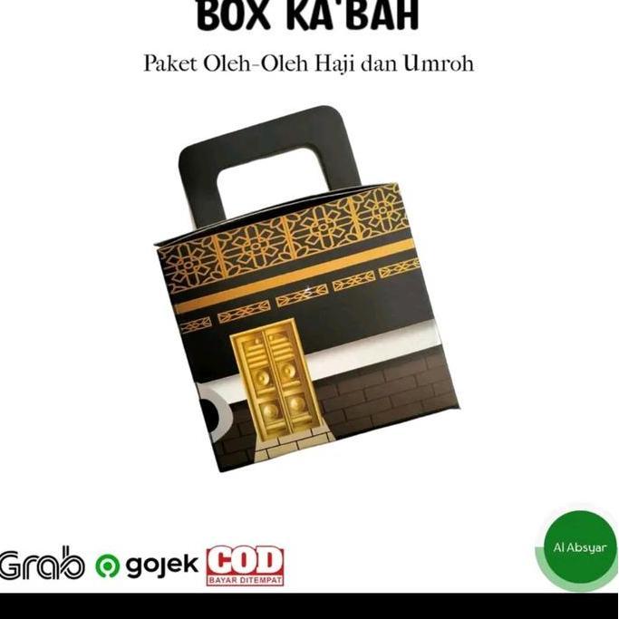 Newstockcik- Kardus Kosong 1 Pack 50 Pcs Oleh Oleh Haji Dan Umroh Dus Ka'Bah Box Kabah Hampers