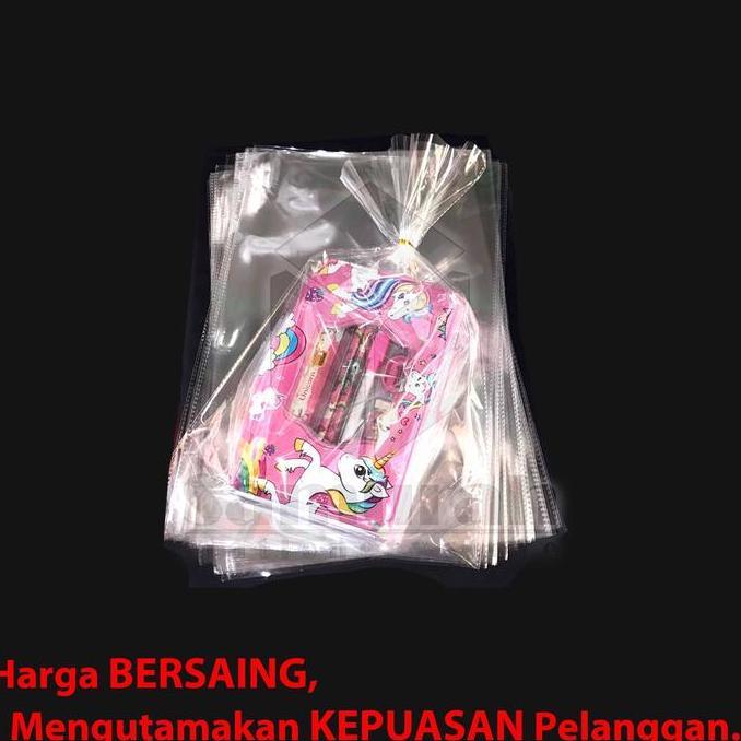 Newstockcik- Plastik Opp Kaca Lebar 35 X 40 Cm Bening / Plastic Souvenir Ukuran 35X50 - Accesories 3