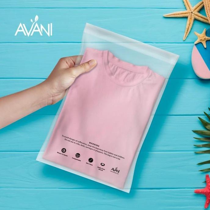 Newstockcik- Polymailer Kantong Singkong Packing Ramah Lingkungan - Cassava Polymailer