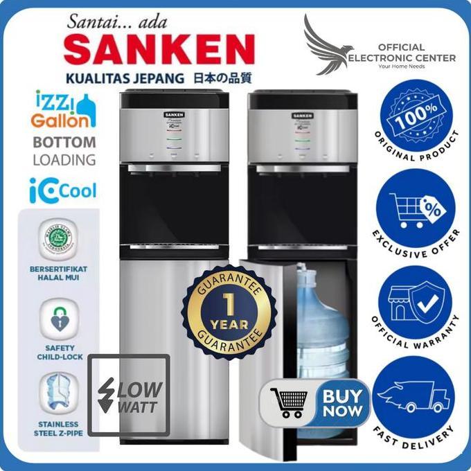 SANKEN DISPENSER GALON BAH HWD-C558IC HWD C558IC 558IC SUPER COOLING LOW TT TER DISPENSER SANKEN GAL
