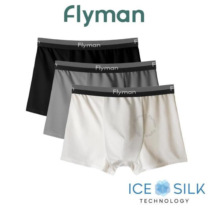 Flyman Celana Dalam Pria Boxer 1 pcs FM 3385
