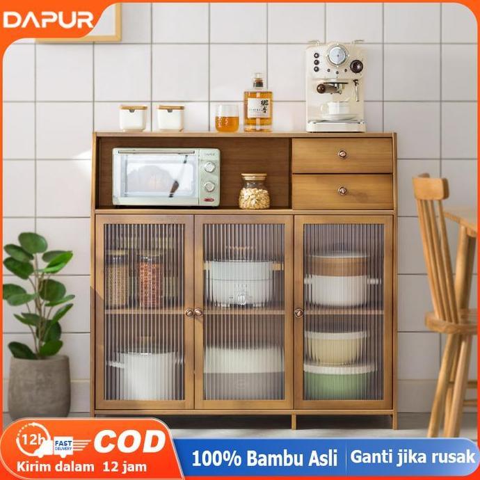 [DH]Rak Dapur Meja Dapur Rak Oven Rak Dapur Serbaguna Lemari Dapur Bumbu Dapur Serbaguna Modern Mura