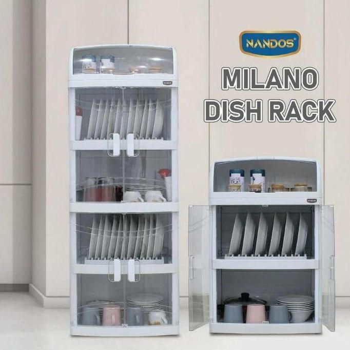 (KARGO) Naiba Milano Nados 4102 / 4101-Mini Dish Rack NANDOS NAIBA Transparant