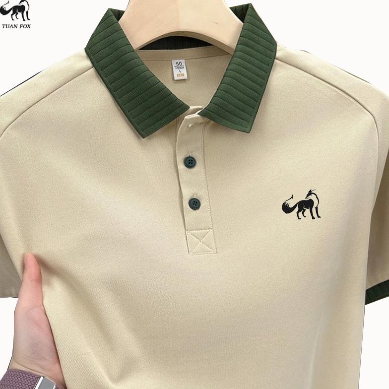 TERLARIS Tuan Fox Polo Pria Bordir kaos kerah pria premium Lembut Tahan Lama  baju polo pria origina