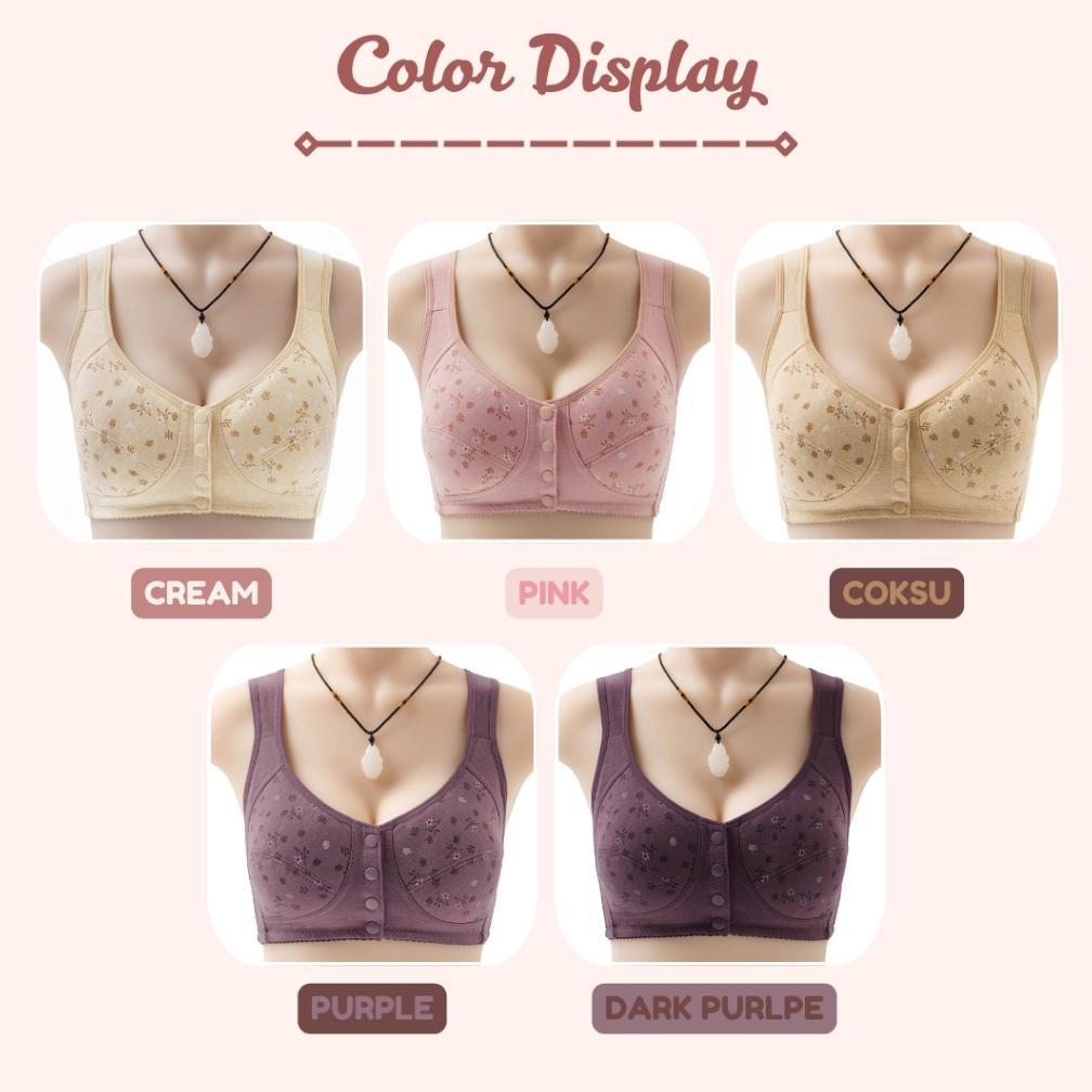 Terbaru Bra Kancing Depan Motif Bunga 3975 Bra Busui Bh Busui Bh Wanita Bra Wanita Beha Wanita Brw