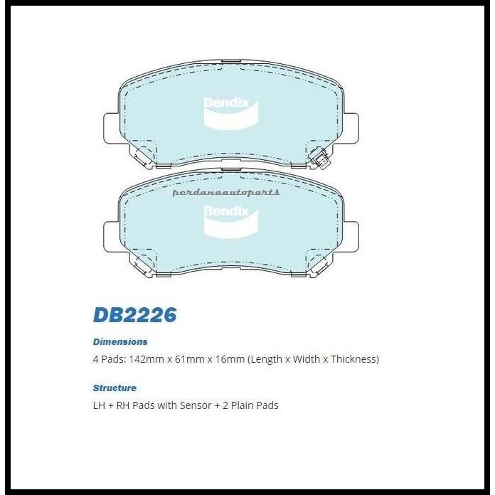 TERLARIS KAMPAS REM MAZDA CX5 CX-5 (BELAKANG) 