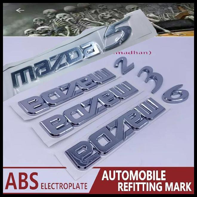 TERBARU EMBLEM ABS 323 - MAZDA 2 - MAZDA 3 - MAZDA 5 - MAZDA 6 