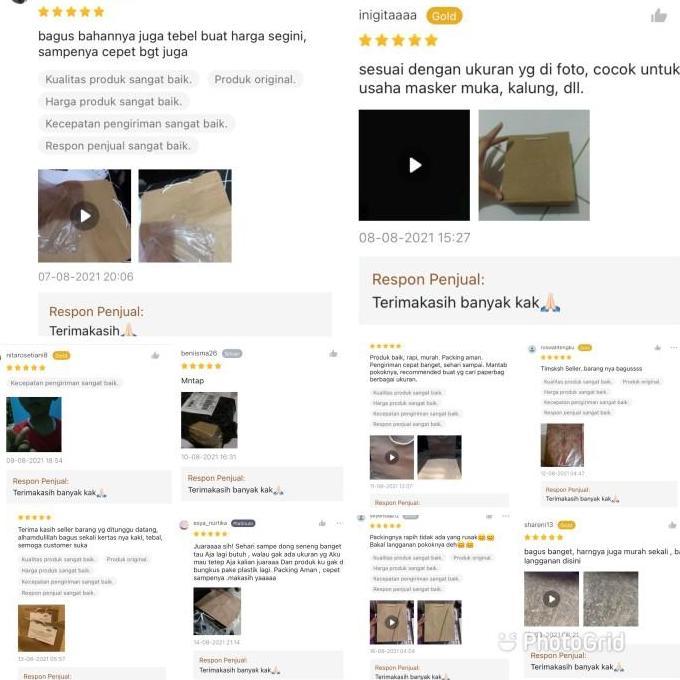 PAPER BAG PAPER BAG COKLAT PAPER BAG POLOS TAS KERTAS MINI