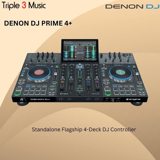 Update Denon DJ Prime 4 + Prime 4 Plus Standalone DJ System - Prime 4+ ALAT DJ triple33 Segera Beli