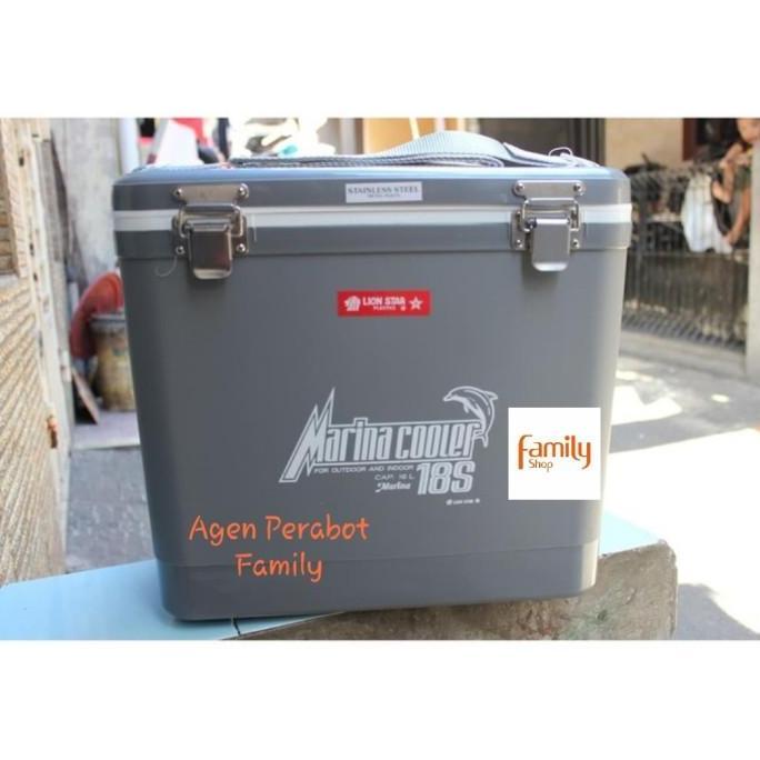 Marina 18s Cooler box 16Liter Lion Star Tempat Daging Ikan Piknik