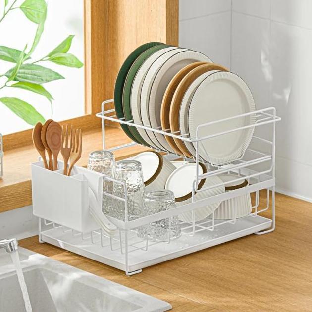 Rak dapur Rak piring susun 1 2 rak cuci piring wastafel