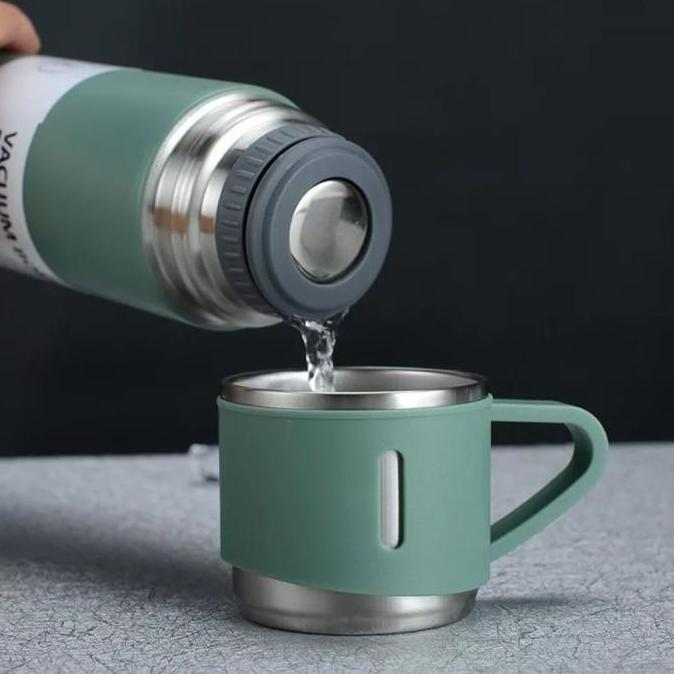 TERMOS SULTAN SET VACUM FLASK THERMOS SET BONUS GELAS