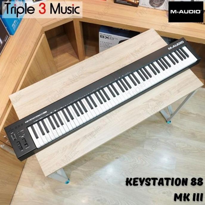Terbaru PACK KAYU M-AUDIO KEYSTATION 88 MK III MK3 Semi weighted triple33 Ayo Order