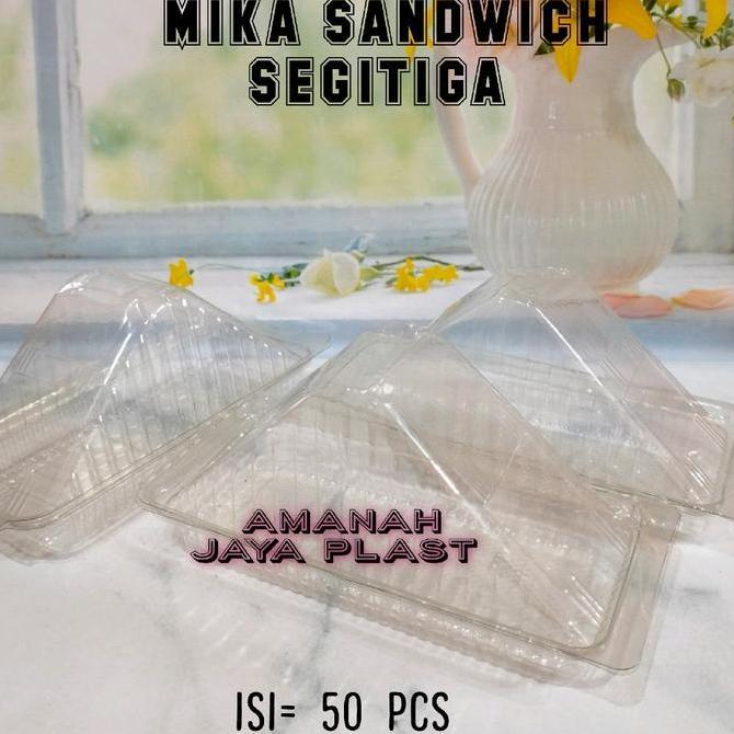 Equipment- (50Pcs) Mika Sandwich Segitiga - Mika Roti Segitiga