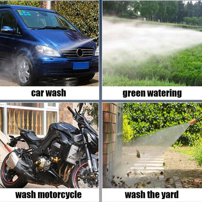 Qme- Alat Cuci Mobil Mesin Cuci Motor Tekanan Tinggi Jet Cleaner Mesin Semprotan Cuci Mobil Car Pomp