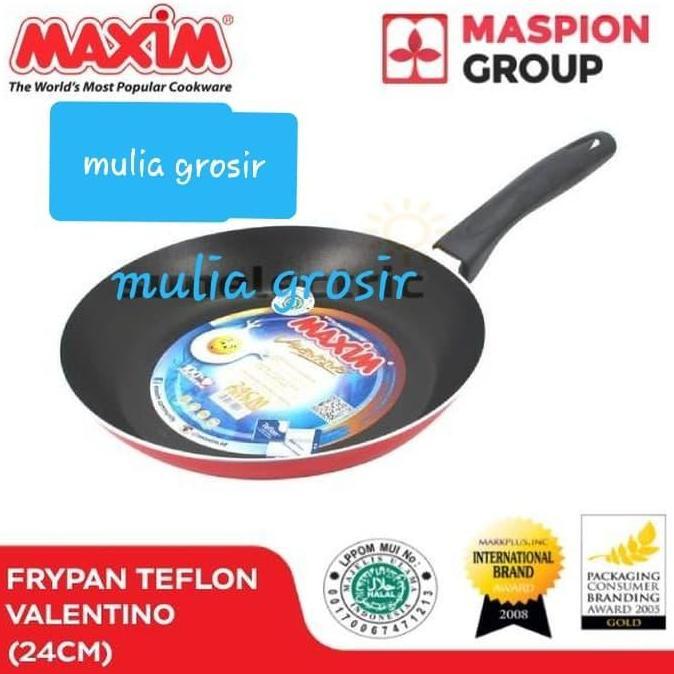 Wajan / Fry Pan Maxim 24cm Teflon Maxim Valentino