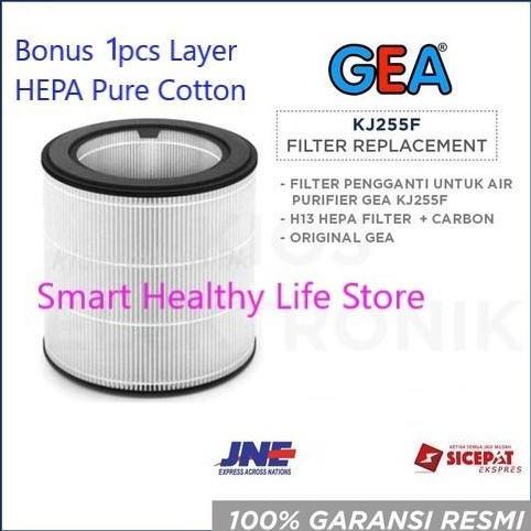 GEA KJ-255F Air Purifier HEPA 13 Replacement Filter KJ255F KJ255
