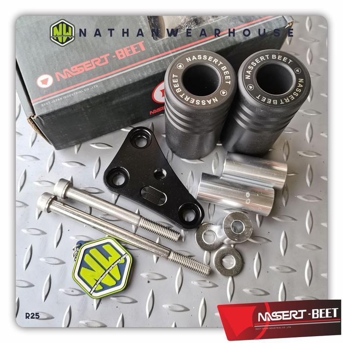 Frame Slider Anti Crash Jalu Knalpot R25 R-25 Nassert Beet Original Dan Terpercaya