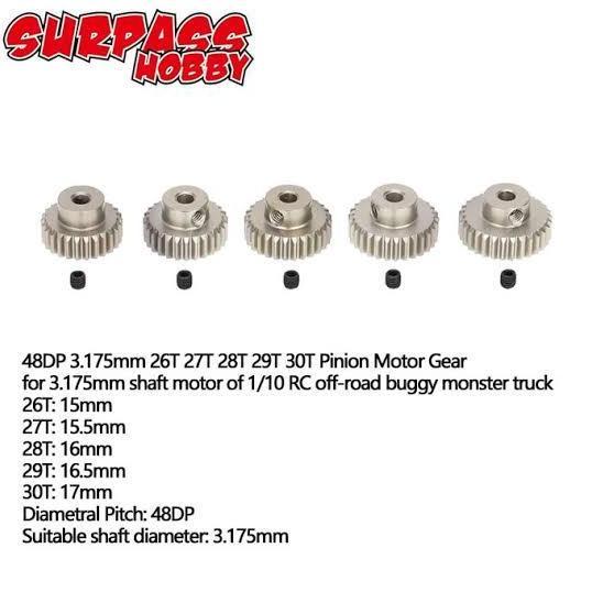 CRtoys pinion gear dinamo RC 48P