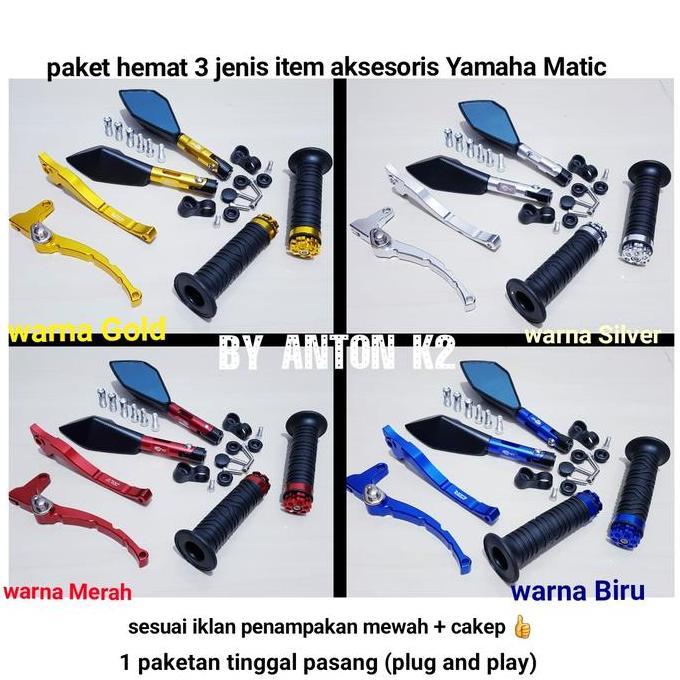 Handgrip/Handfat P3 Variasi Motor Mio J-Mio M3-Fino New-Mio Gt-Soul Gt