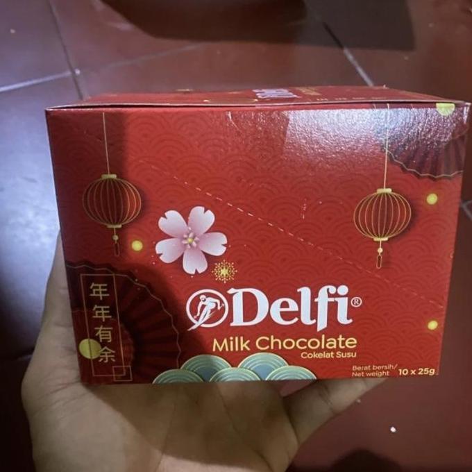 DELFI MILK CHOCOLATE COIN | COKLAT COIN IMLEK BOX ISI 10 PCS