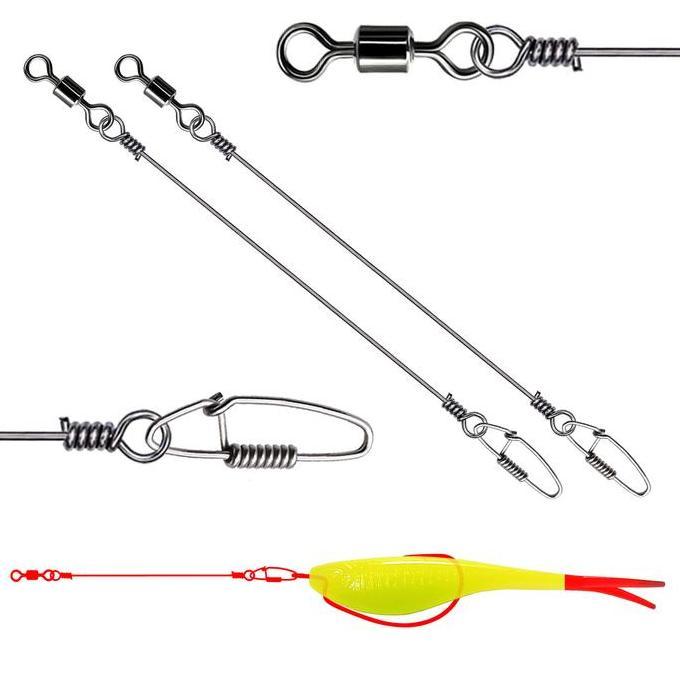 Kawat Neklin Anti Gigi Tajam Untuk Memancing Gabus Toman Zman Baby SIlencer Pancing Pancing