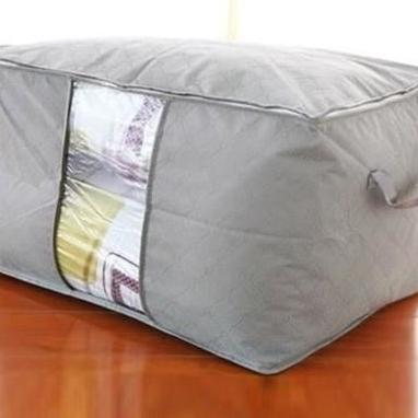 100% AMAN HL0037 Bamboo Storage Box Tempat Penyimpanan Baju Organizer Model Tidur Y1031