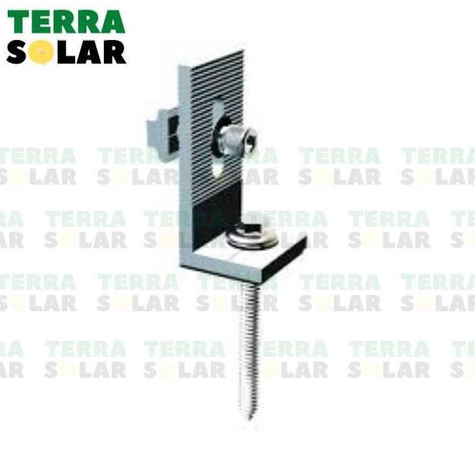 Mounting Rail Solar Pv Solar Modul Panel Surya - L Feet Terbaru 