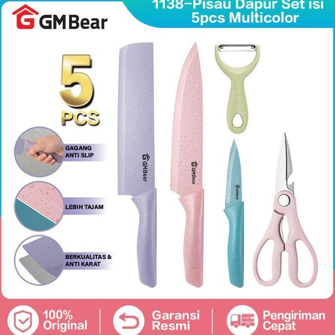 Cucina- Gm Bear Pisau Dapur Set Multifungsi - Pisau Dapur 1 Set