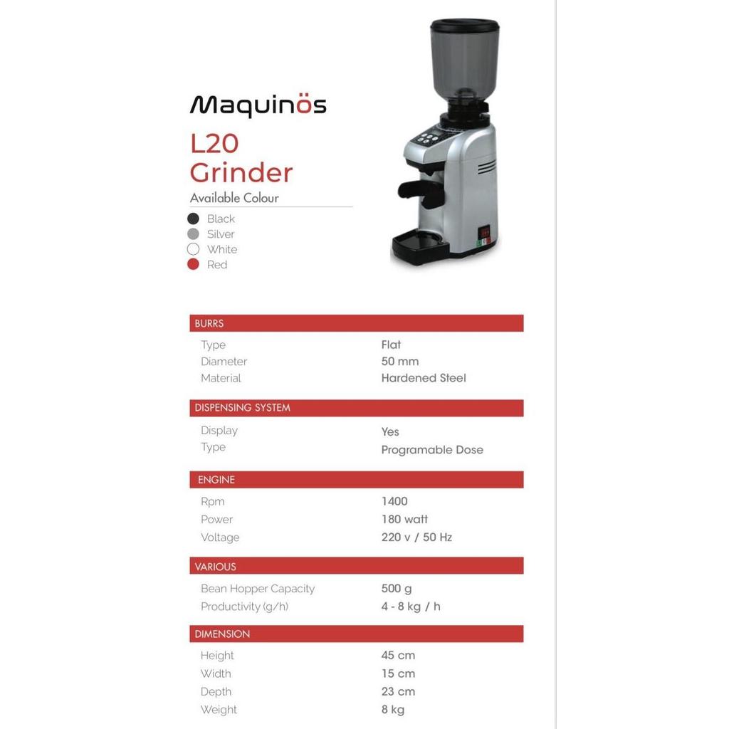 Maquinos Grinder L20