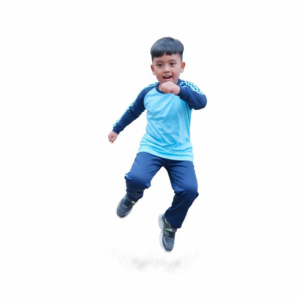 Flash Sale Setelan Olahraga Sekolah Biru Navy Tk Sd Smp Sma | Baju Training Anak Murah | Seragam Ola