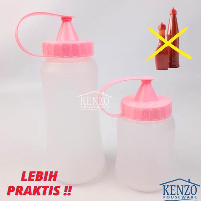 Botol kecap saos plastik refill isi ulang tempat saos kecap