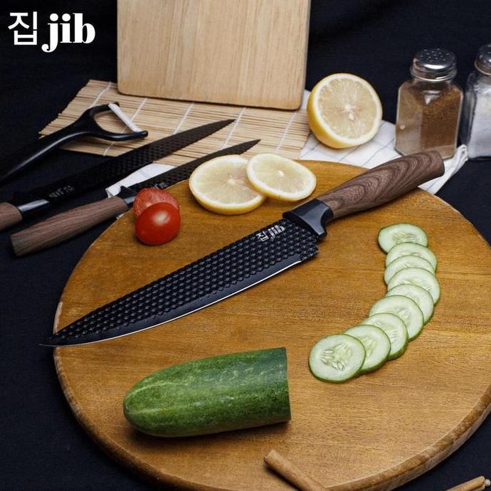 JIB Black Diamond Knives Set 6 in 1 / Multifungsi Anti Lengket