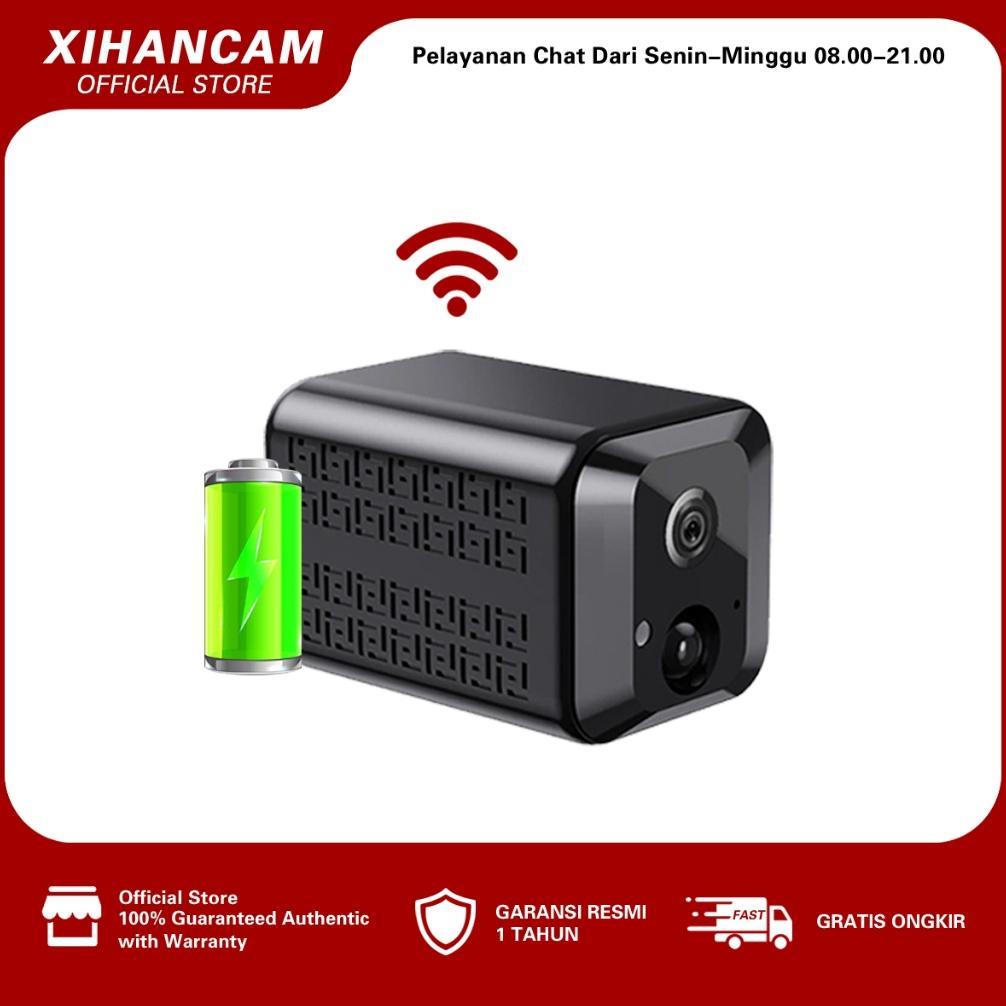 XIHANCAM 5MP Kamera Mini Wifi CCTV Kecil Tersembunyi Tanpa Kabel Kamera CCTV Mini Sambung Ke HP
