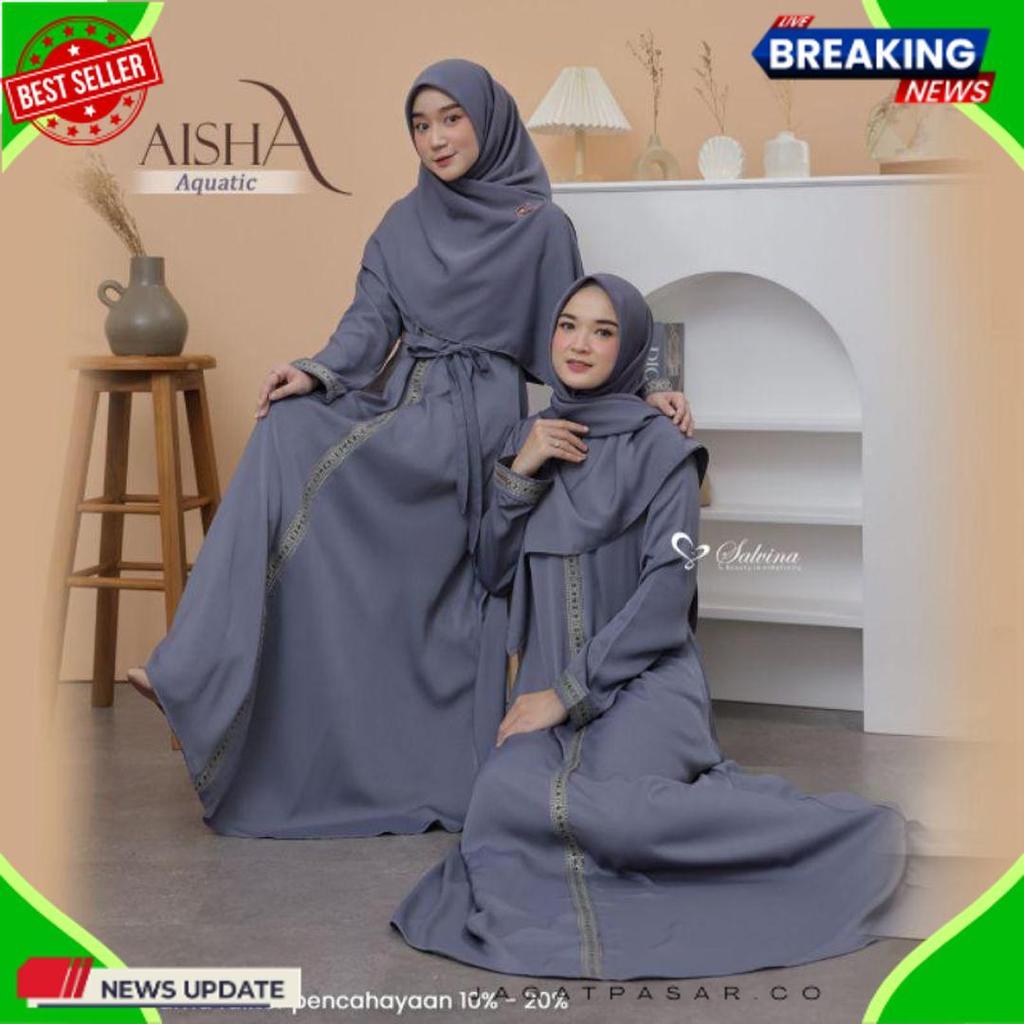 Promo Abaya Abu Hitam Milo Full Varian Warna/Gamis Abaya Garis Satu Model Terbaru/Gamis Abaya Polos 