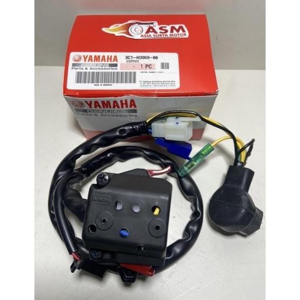 Promo Holder kiri 3C1 saklar lampu tombol sein dimmer klakson Vixion Old Original YGP Diskon