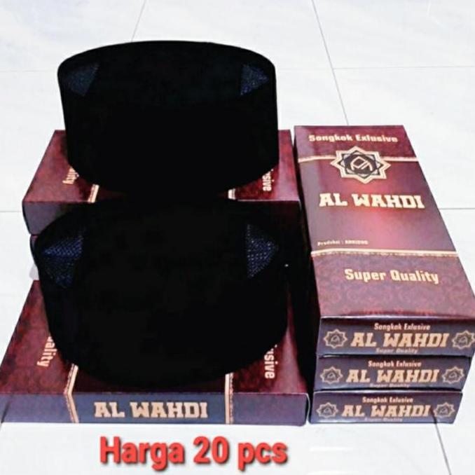 Peci Hitam Ac Grosir 20 pcs Songkok Hitam